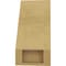 Ekena Millwork 5-inch W x 6-inch D x 10-inch H Geneva Rough Cedar Woodgrain TimberThane Knee Brace, Primed BRCUR05X06X10GNVRCPR - alternate 5